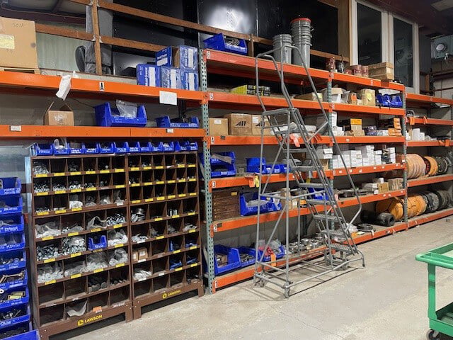 Parts and Service warehouse